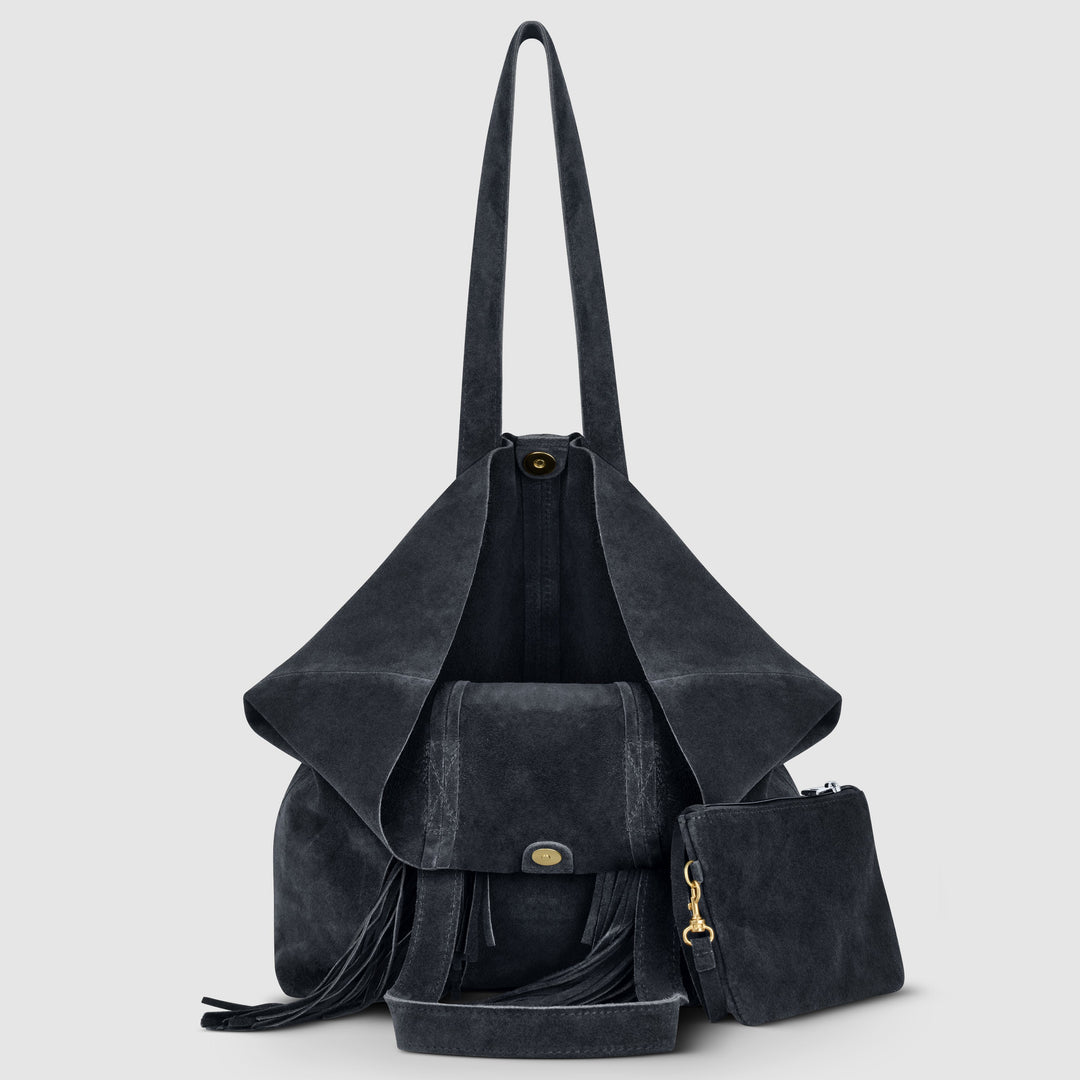Italian Genuine Suede Tote Bag | Como