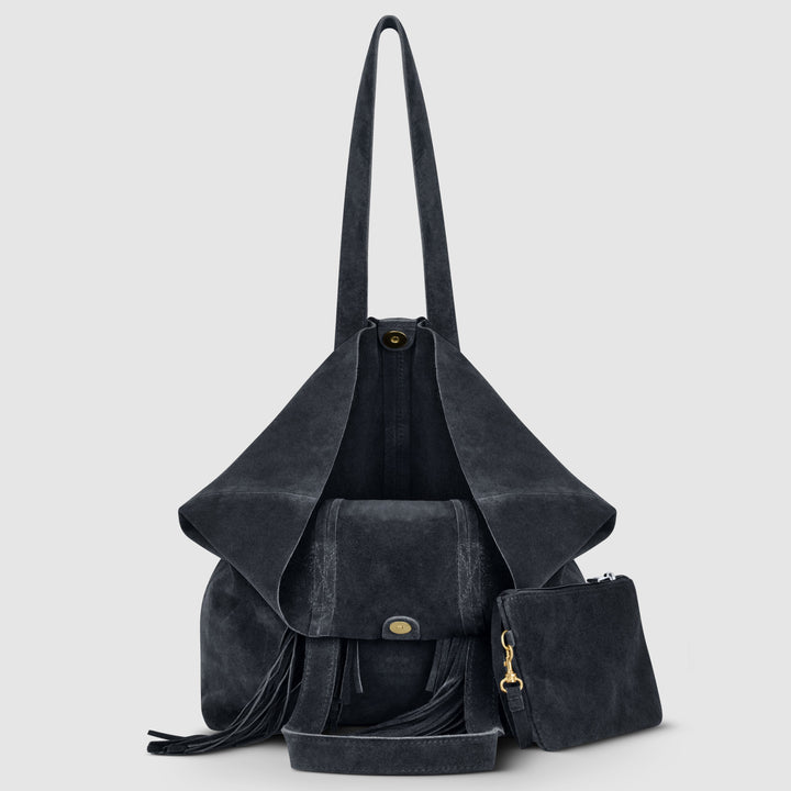 Italian Genuine Suede Tote Bag | Como