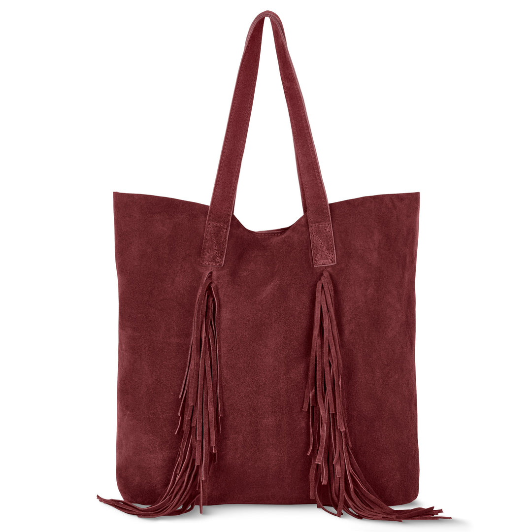 Italian Genuine Suede Tote Bag | Como