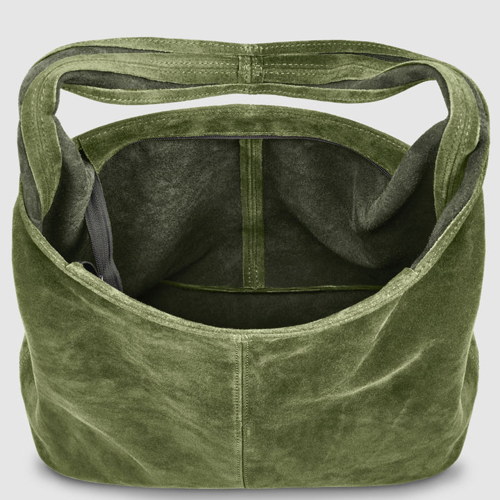 Italian Genuine Suede Hobo Bag | Palermo