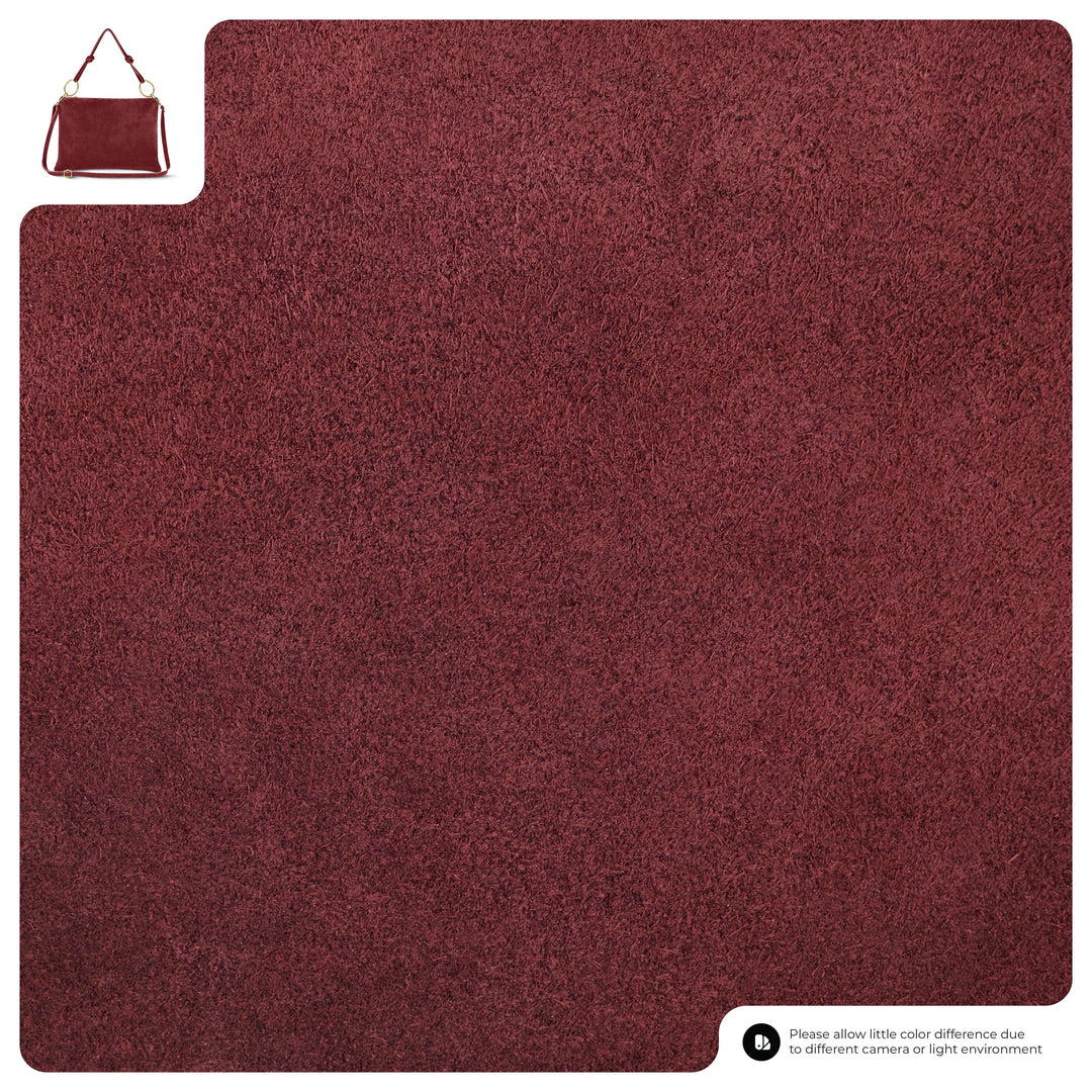 Italian Genuine Suede Shoulder Bag | Modena