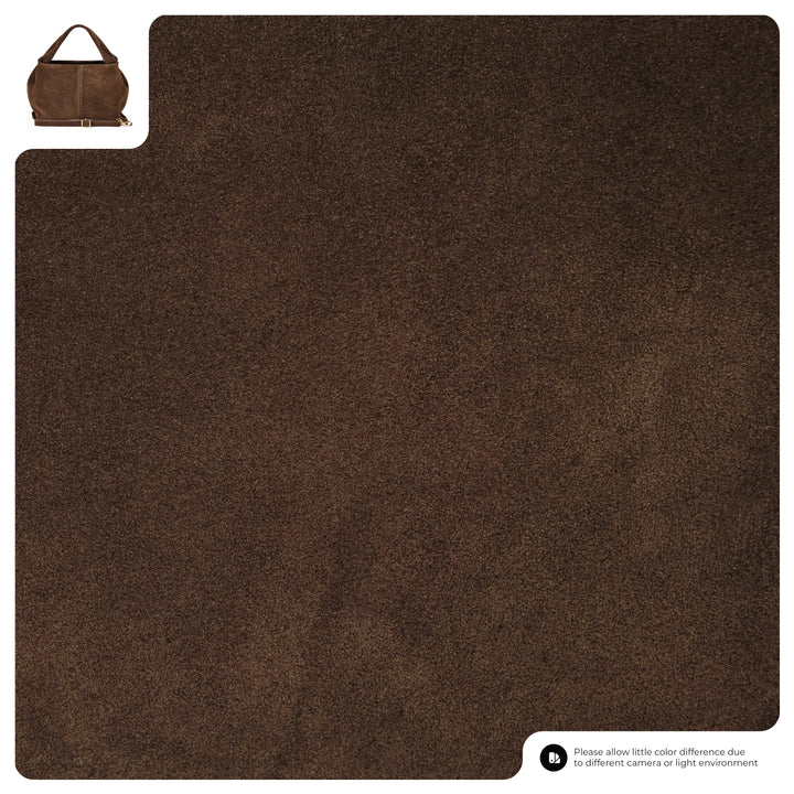 Italian Genuine Suede Shoulder Bag | Ferrara