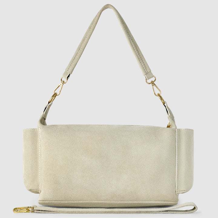 Italian Genuine Suede Shoulder Bag | Sondrio
