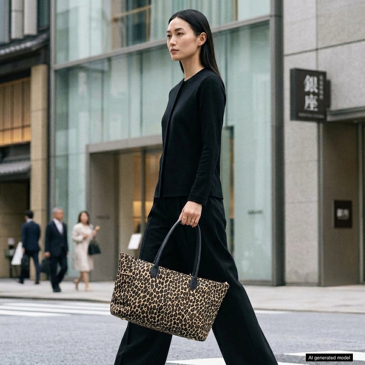 Italian Genuine Suede &amp; Full-Grain Leather Tote Bag | Bologna