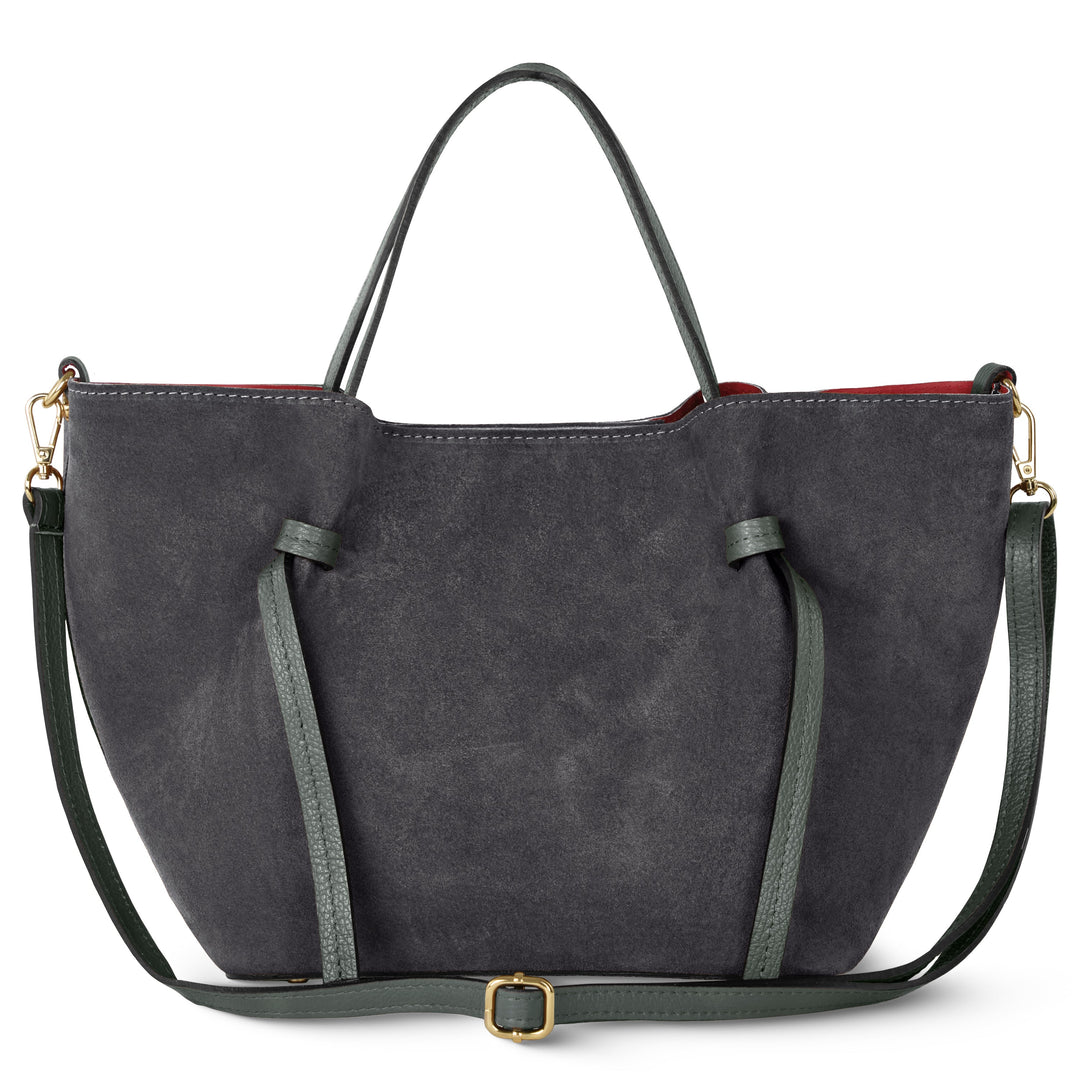 Italian Genuine Suede Tote Bag | Rovigo