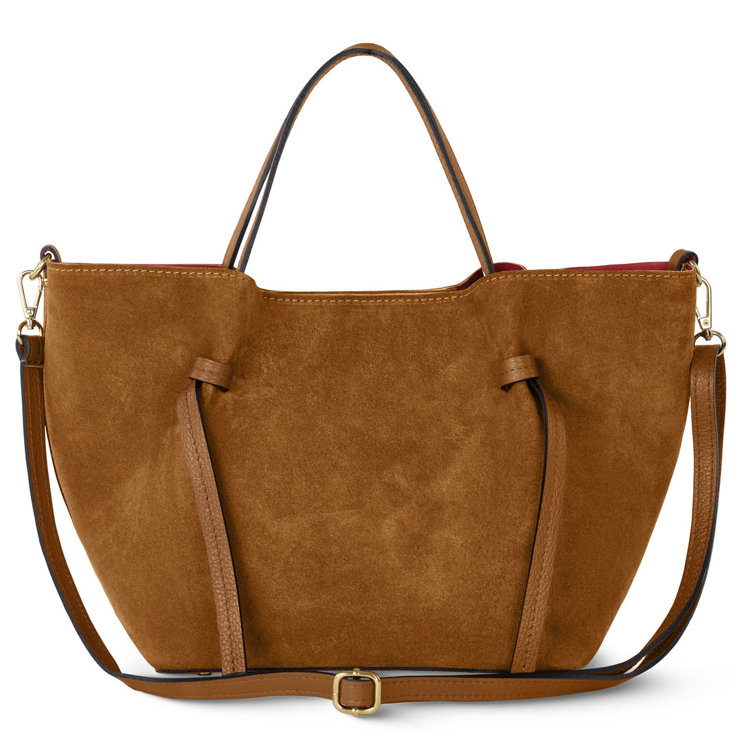 Italian Genuine Suede Tote Bag | Rovigo