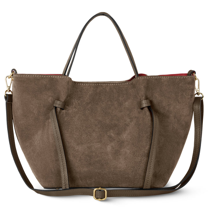 Italian Genuine Suede Tote Bag | Rovigo