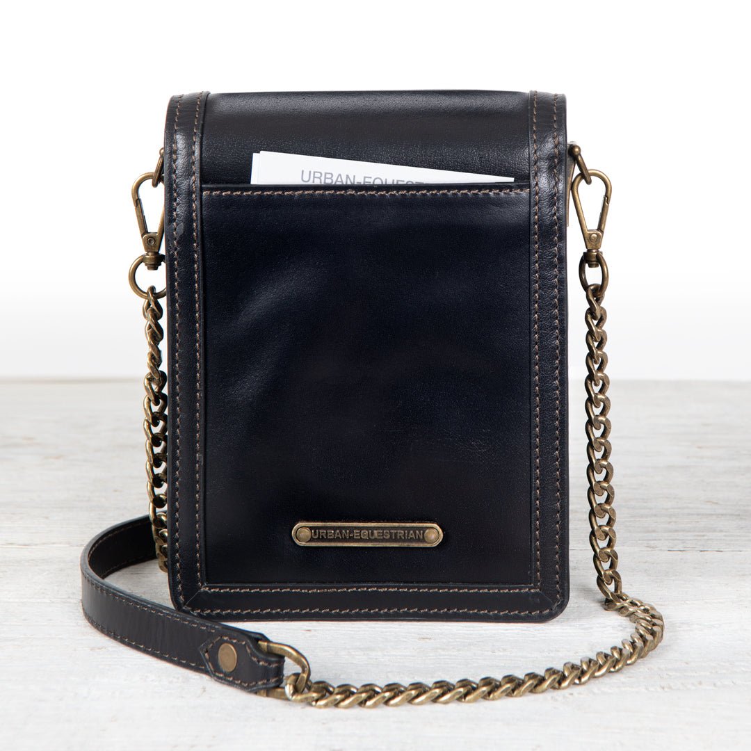 Talisman - Horse Bit Lock Phone Bag in Black