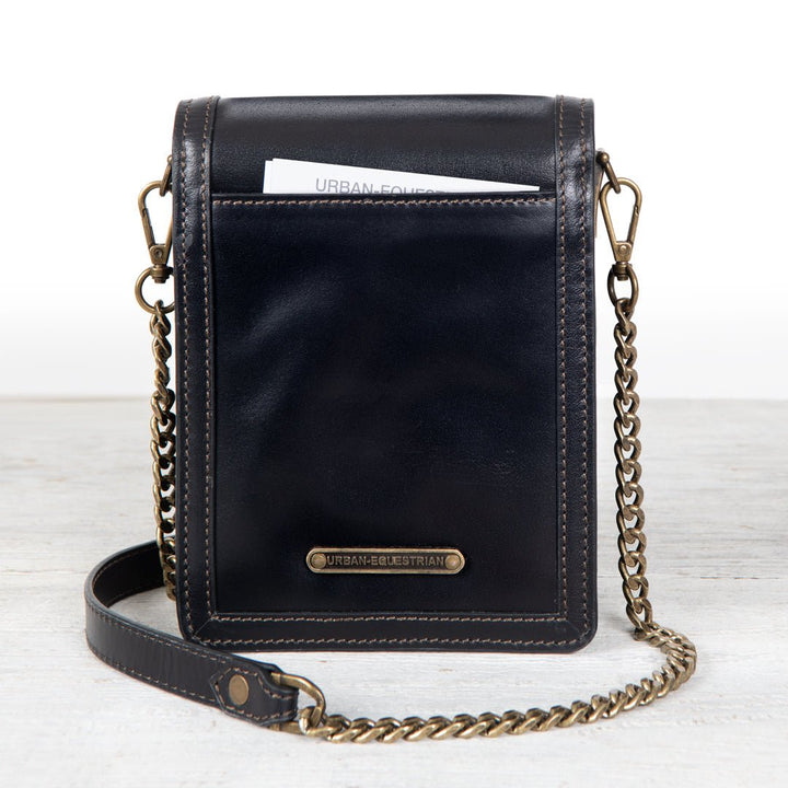 Talisman - Horse Bit Lock Phone Bag in Black
