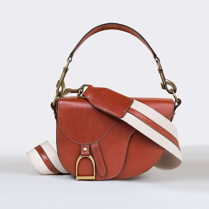 Signature Saddle Bag - Italian Cognac Leather