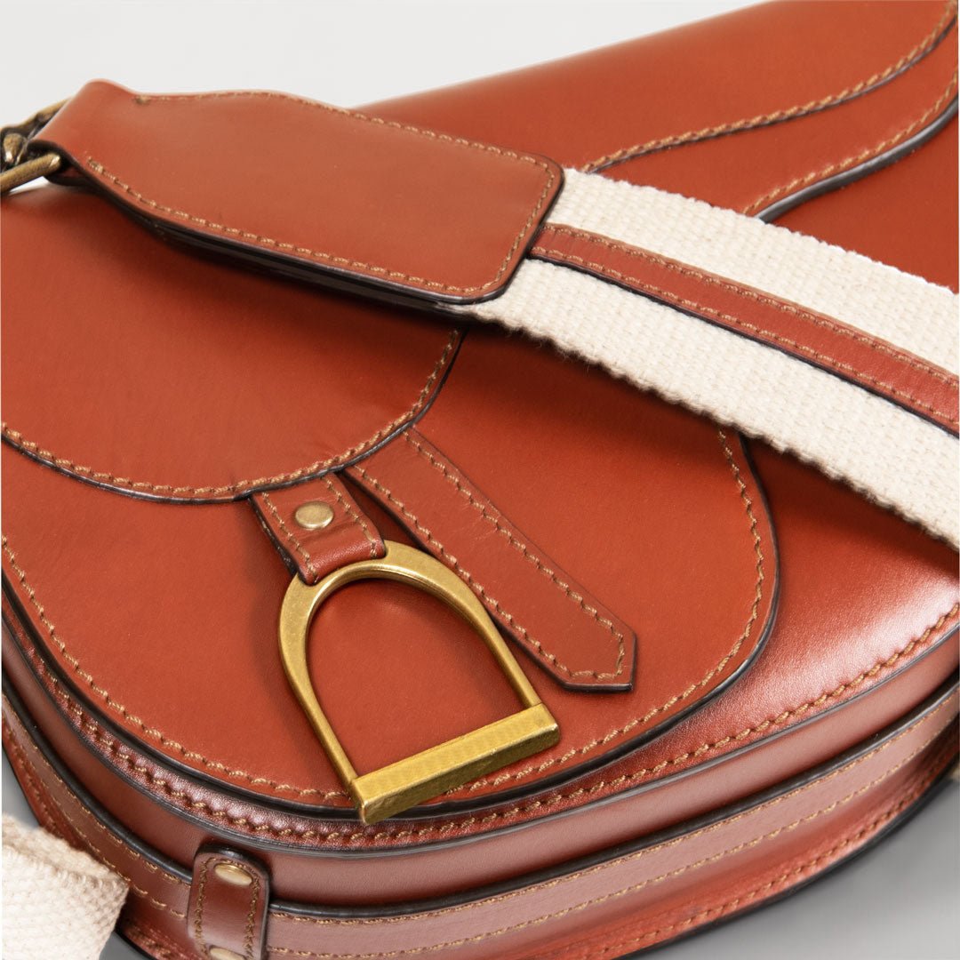 Signature Saddle Bag - Italian Cognac Leather
