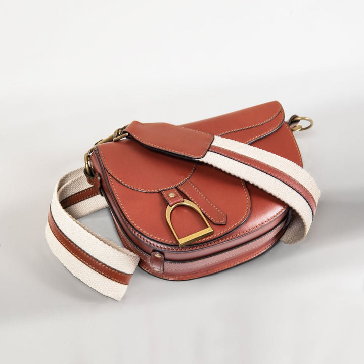 Signature Saddle Bag - Italian Cognac Leather