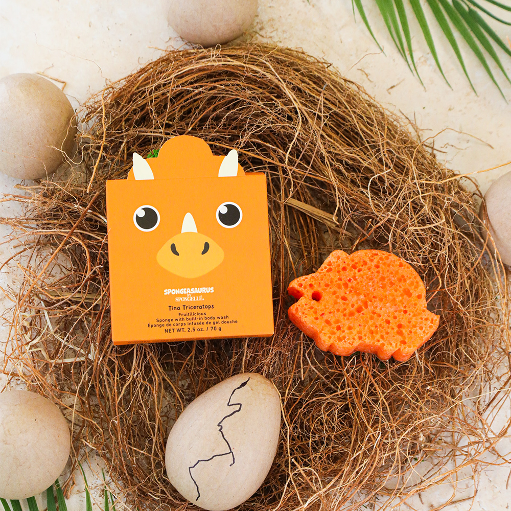 Tina Triceratops | Spongeasaurus Dinosaur Buffer from KADOU Boutique