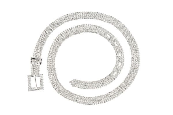 Ladies Fashion Crystal Chain Belt