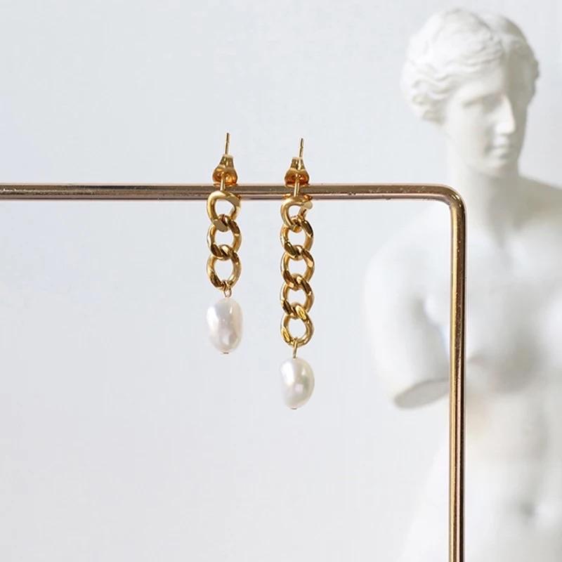 Tucker Pearl Drops from KADOU Boutique