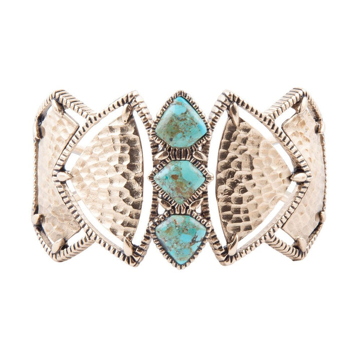 Turquoise Shield Cuff Bracelet
