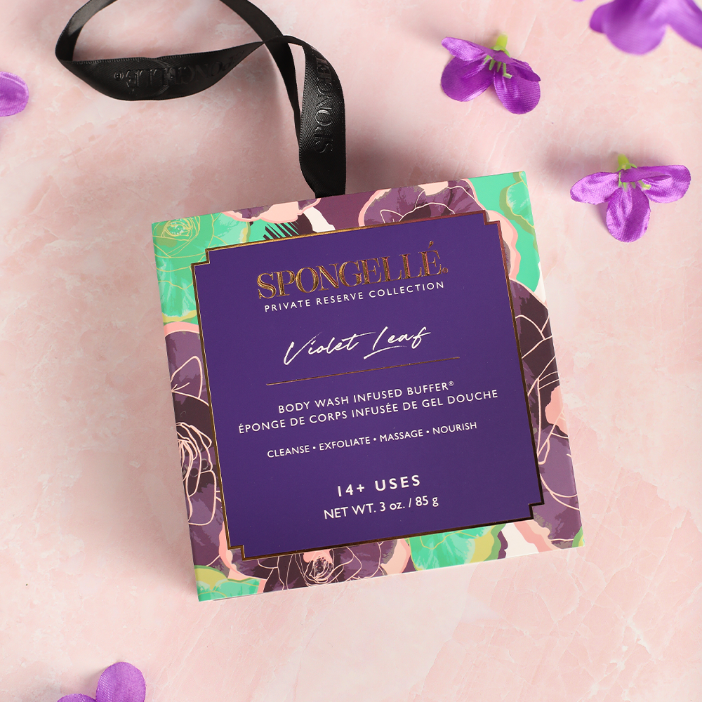 Violet Leaf | Boxed Flower from KADOU Boutique