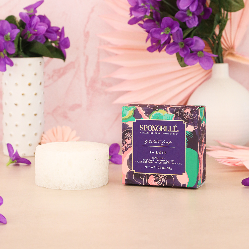 Violet Leaf | Spongette from KADOU Boutique
