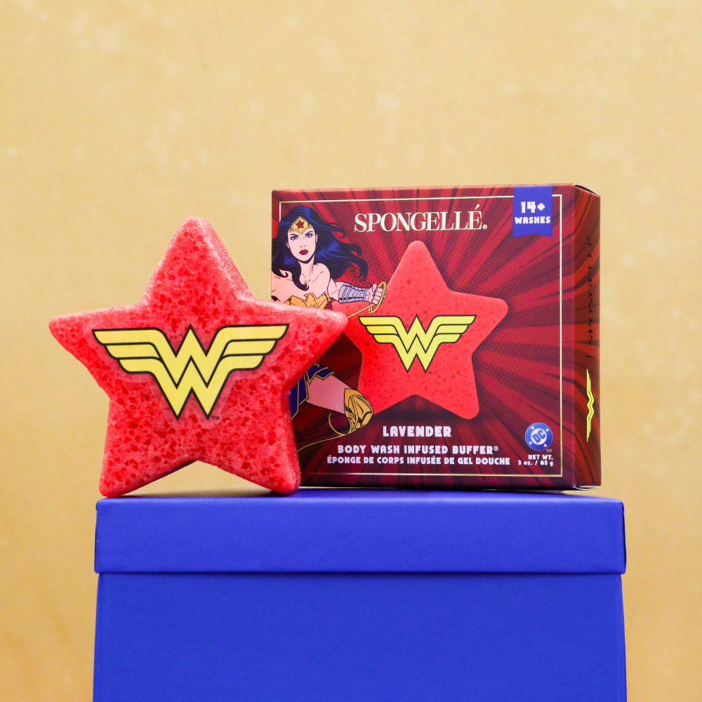 Wonder Woman™ Lavender Body Buffer | Dc Superhero from KADOU Boutique