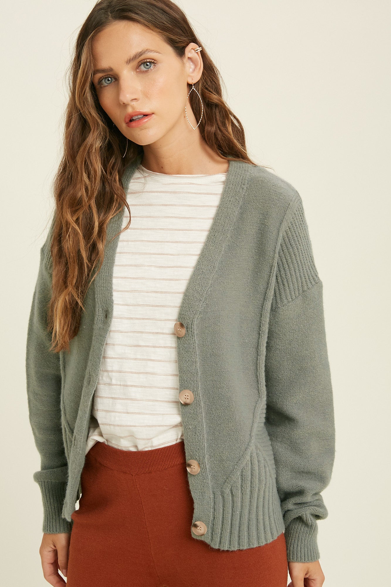 Cozy Button Up Cardigan
