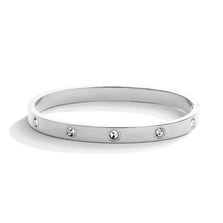 Sparkle Hinged Bangle from KADOU Boutique