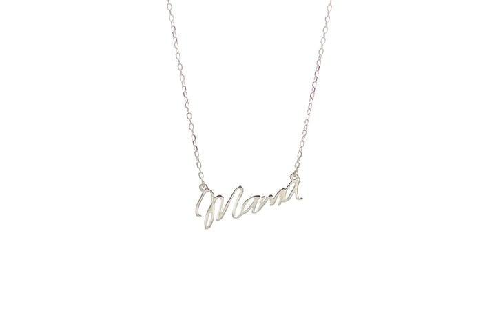Mama Necklace Silver