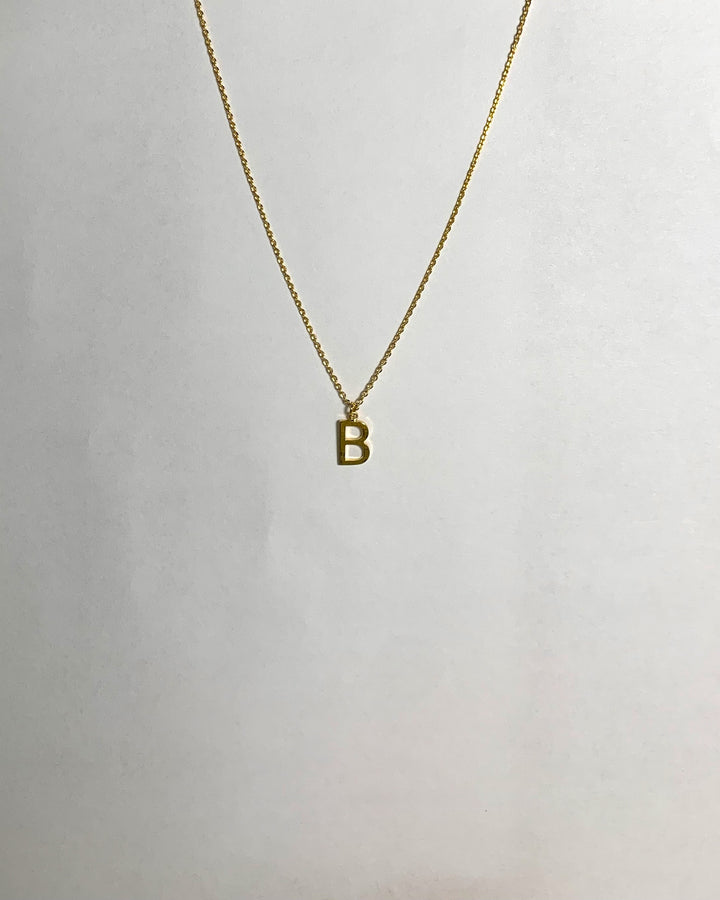 Letter Pendent Necklace