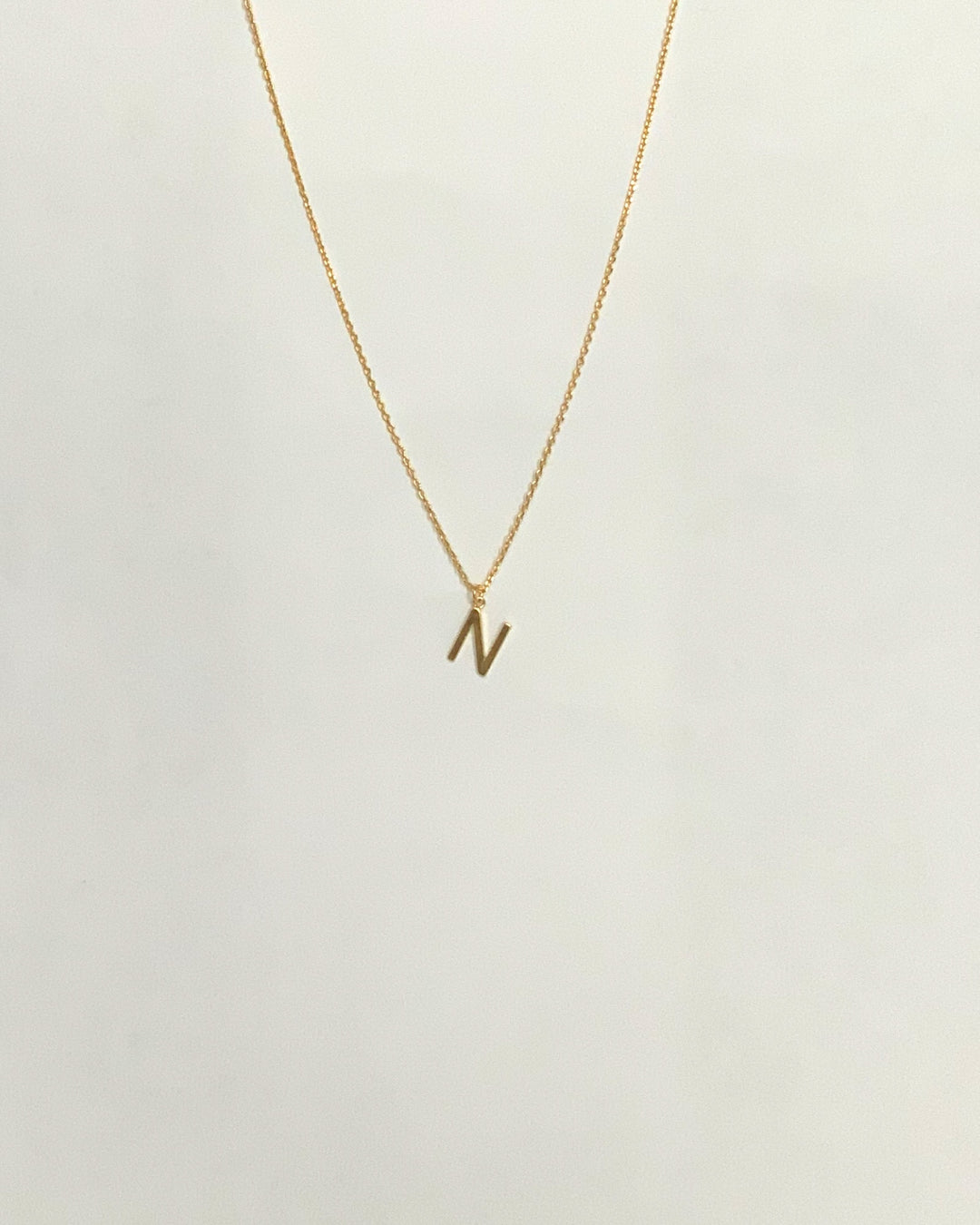 Letter Pendent Necklace