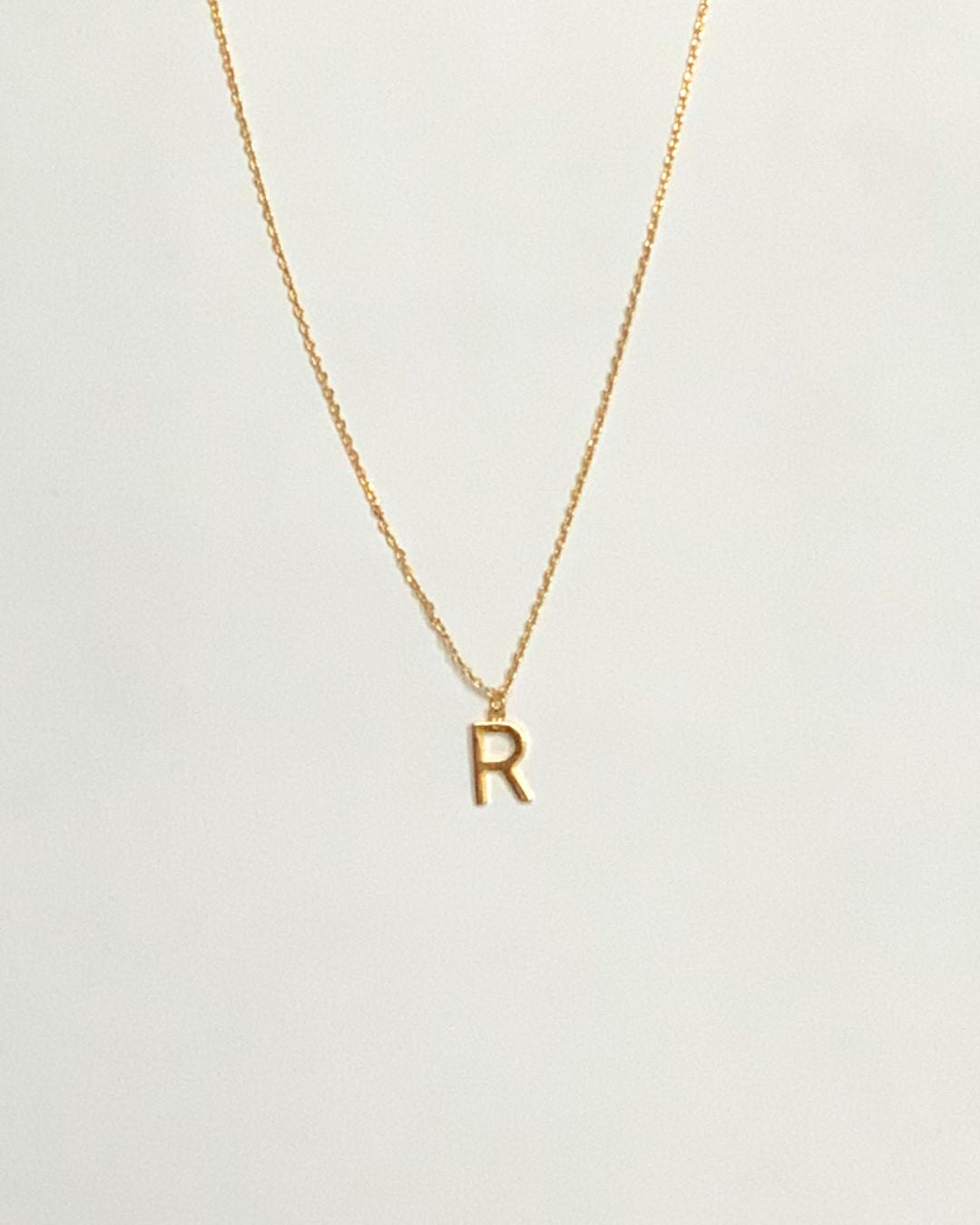 Letter Pendent Necklace