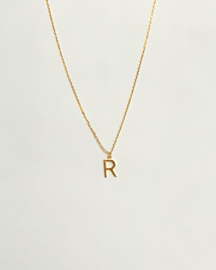 Letter Pendent Necklace