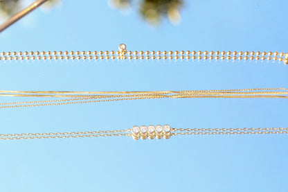 Bracelet Set Cubic Zirconia. Have fun with this dainty 3-chain bracelet set to complete your look. You could wear one, two or all of them together and you could layer them with your watch or any piece of jewelry of your choice.