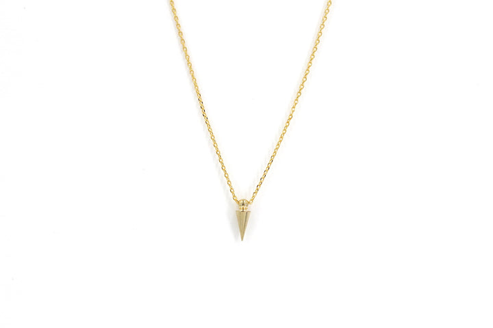 Dainty Cone Necklace at KADOU Boutique.