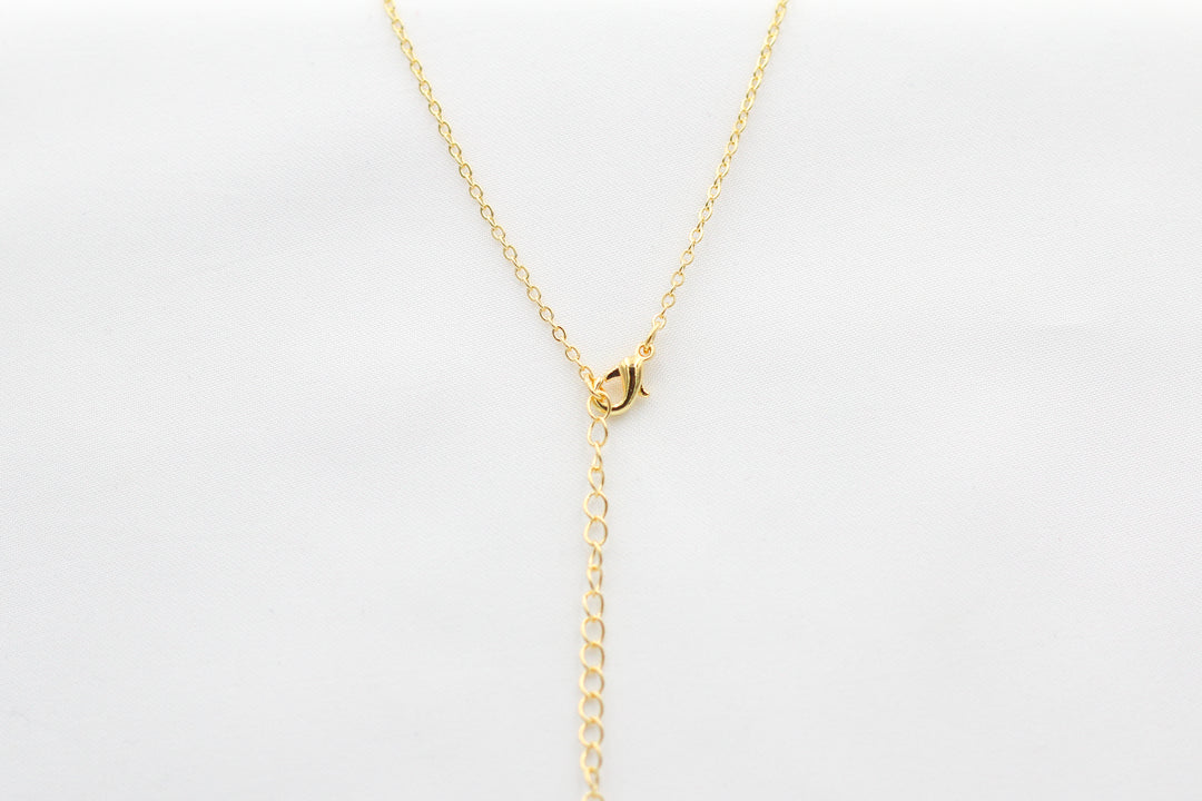 Pentagon Mother of Pearl Pendant Necklace