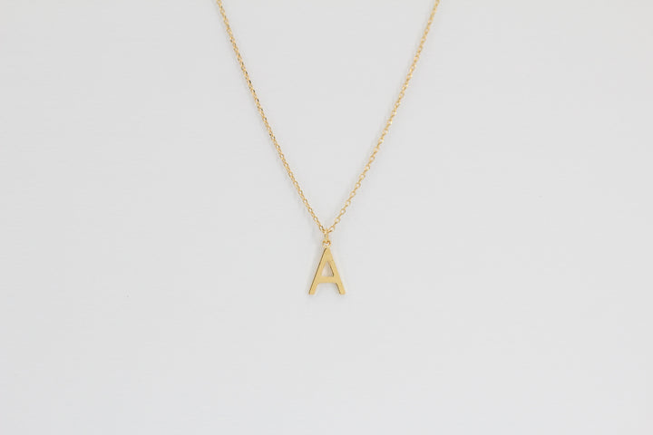 Letter Pendent Necklace