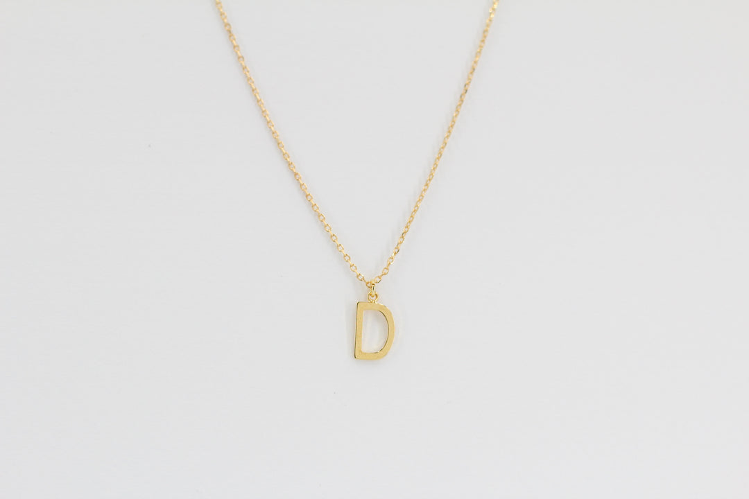 Letter Pendent Necklace