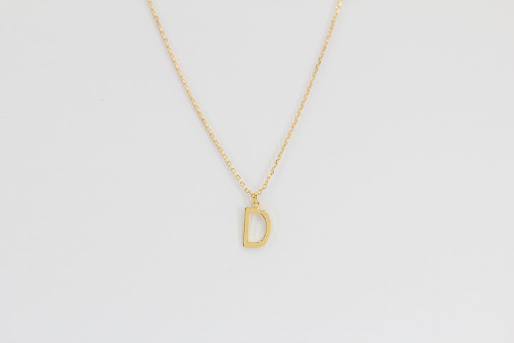 Letter Pendent Necklace