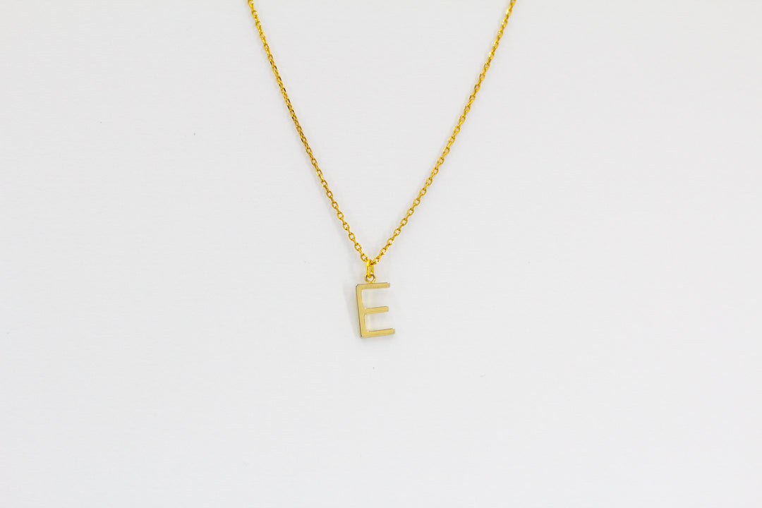 Letter Pendent Necklace