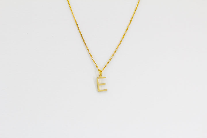 Letter Pendent Necklace