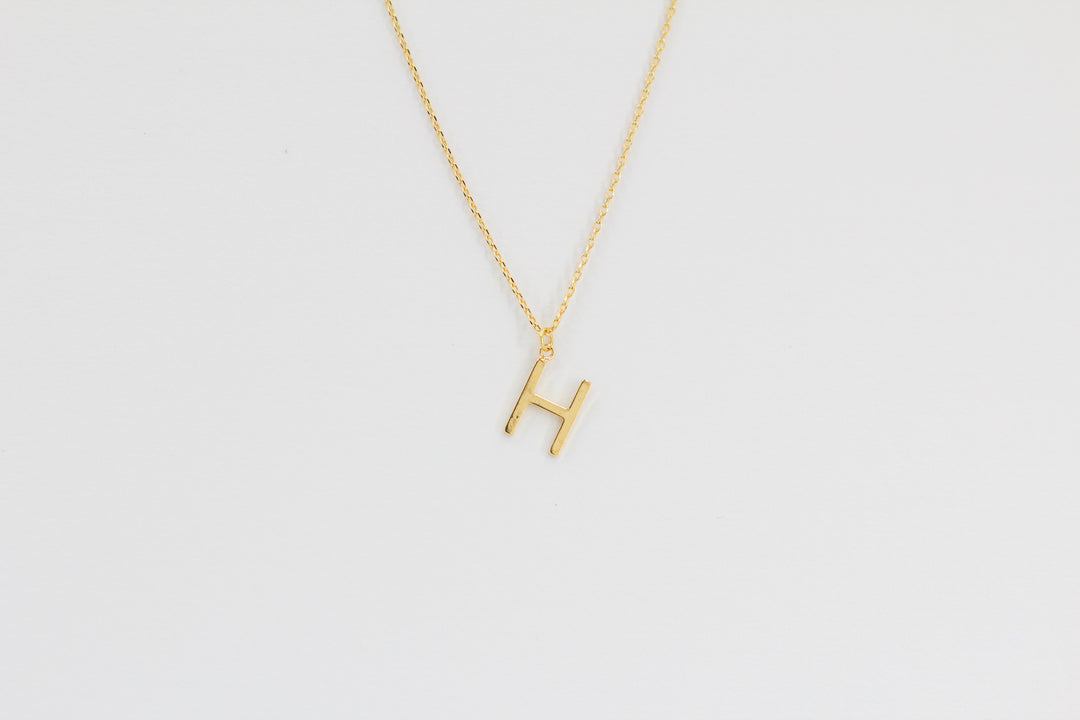 Letter Pendent Necklace