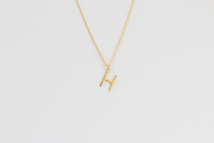 Letter Pendent Necklace