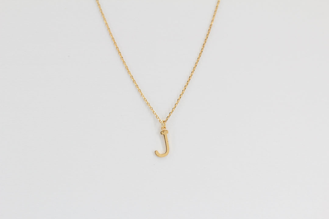 Letter Pendent Necklace