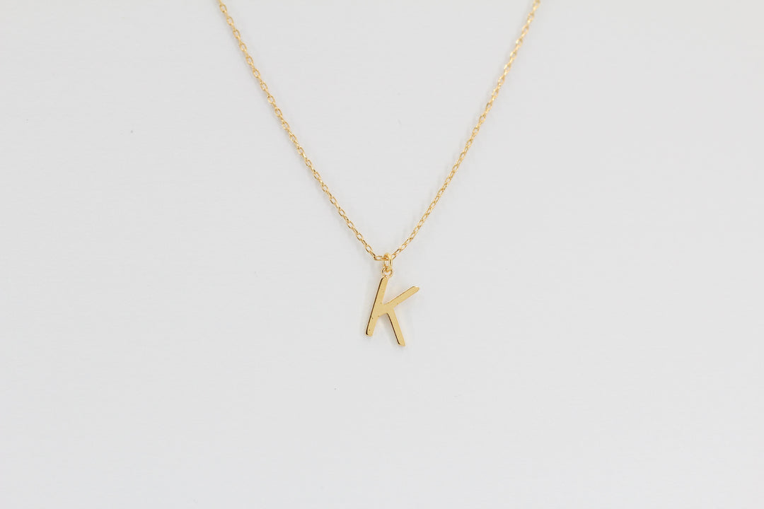 Letter Pendent Necklace