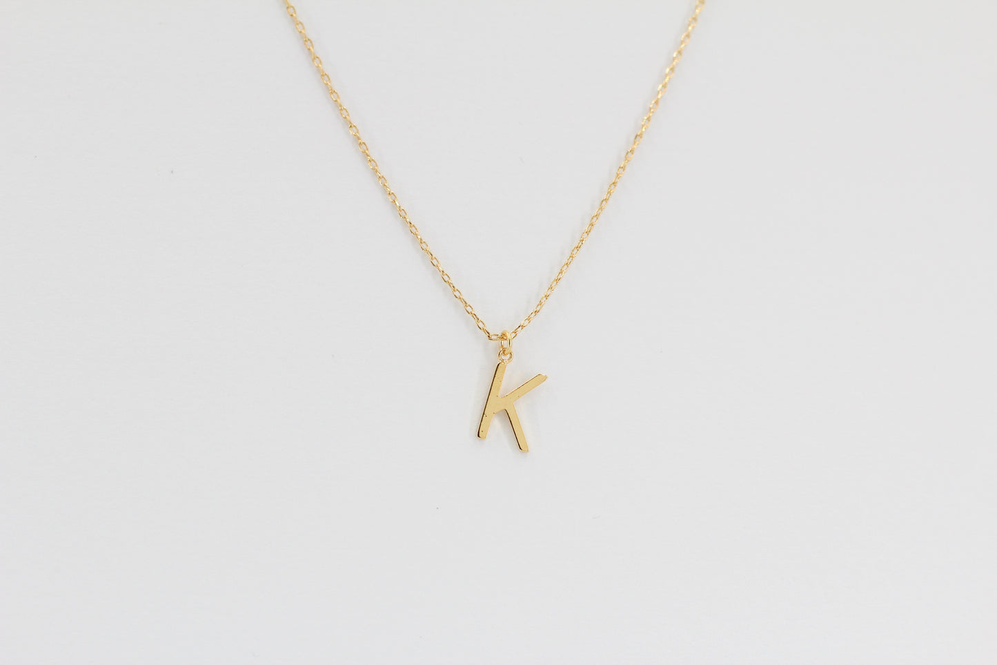 Letter Pendent Necklace
