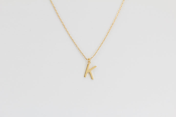 Letter Pendent Necklace