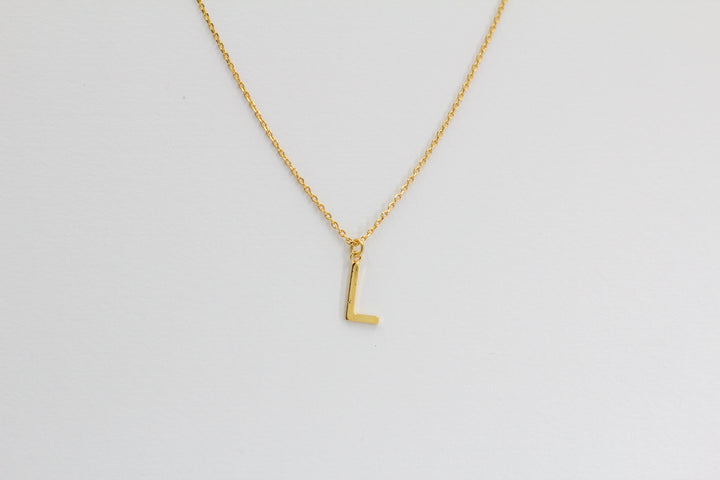 Letter Pendent Necklace