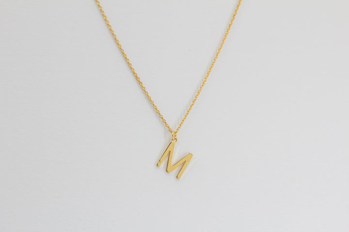 Letter Pendent Necklace