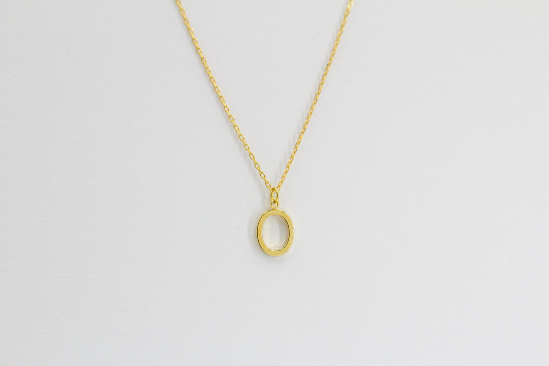 Letter Pendent Necklace