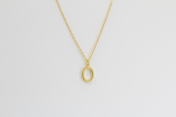 Letter Pendent Necklace