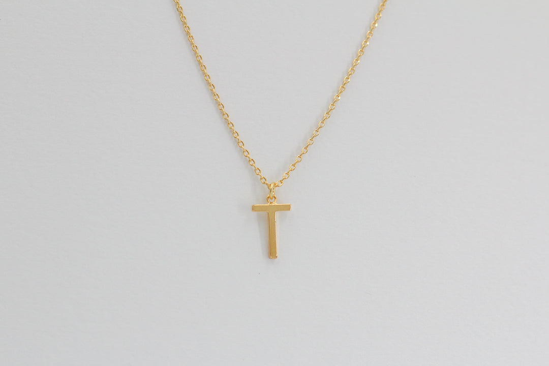 Letter Pendent Necklace