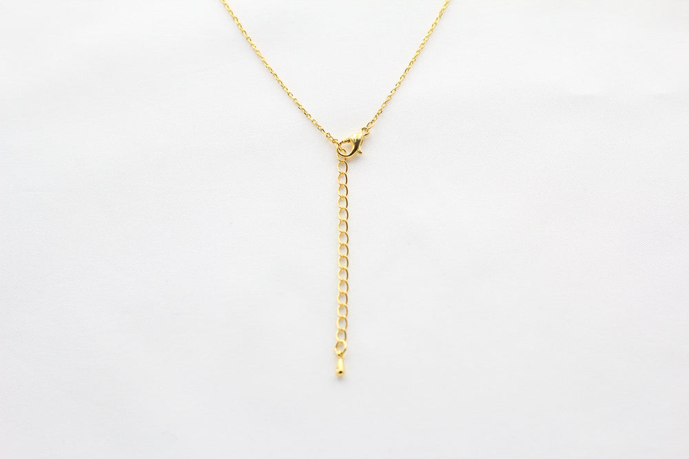 Shiny Lock and Key Ring Necklace from KADOU Boutique